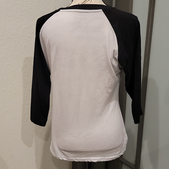 Merry Christmas Buffalo Plaid Ragland 3/4 Sleeve - Picture 2 of 5